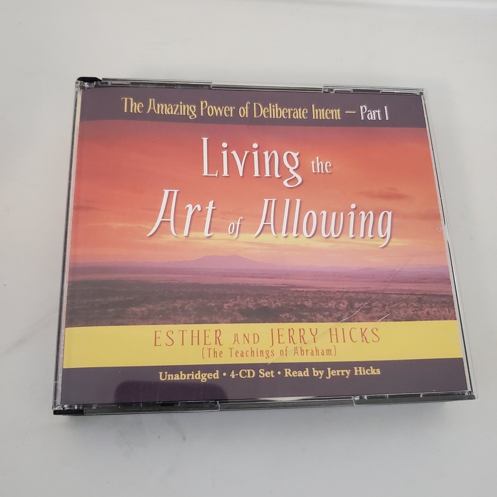Esther and Jerry Hicks Living the Art of Allowing 4-CD Set Audio Book Unabridged